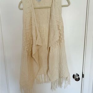 Sleeveless Knit Sweater Vest